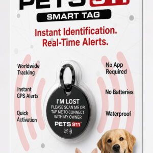 Pets911 Smart Tag – Smart, Simple, Safe.