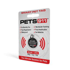 Pets911 Smart Tag – Smart, Simple, Safe.